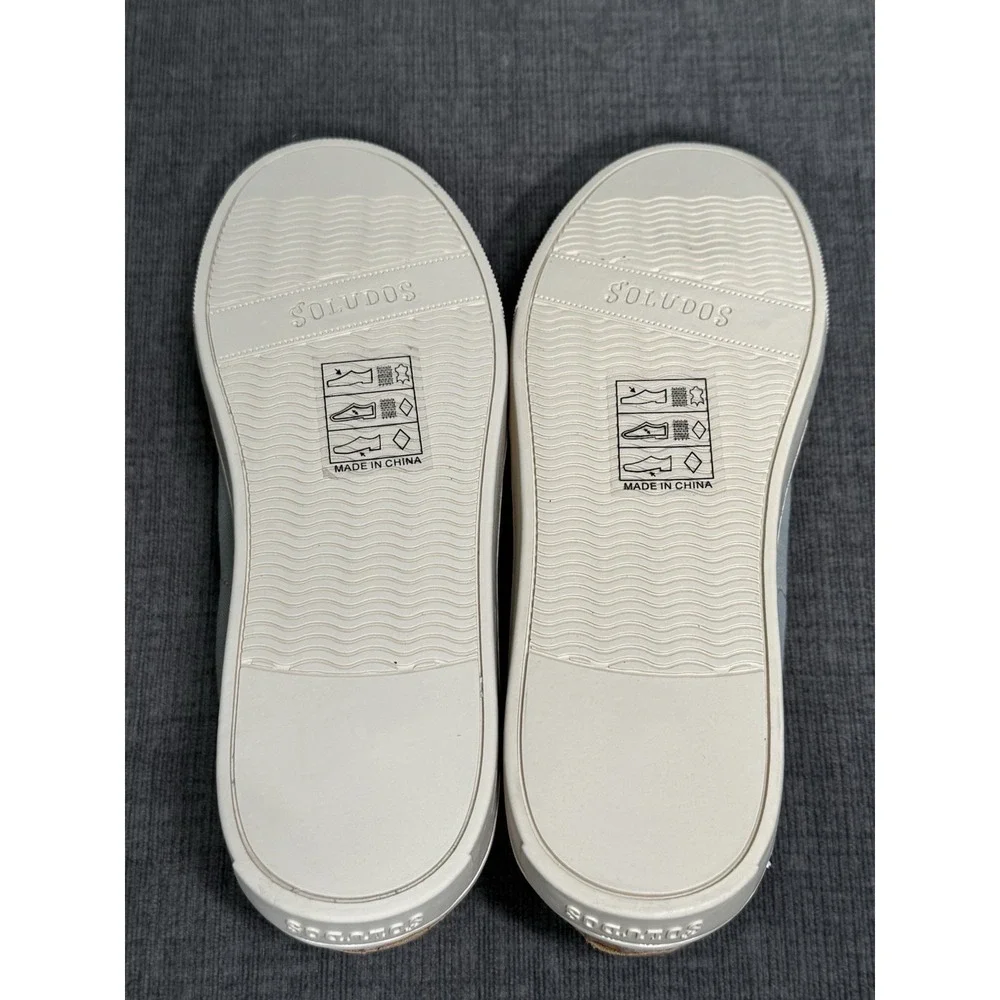 Soludos Ibiza Lace Up Canvas Sneakers.‎ Light Blue US 6 EU 37